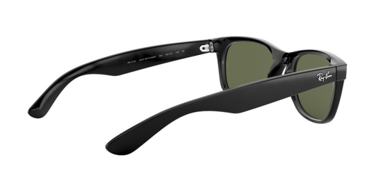 Ray-Ban RB2132 Square Sunglasses in Green / Black, back view
