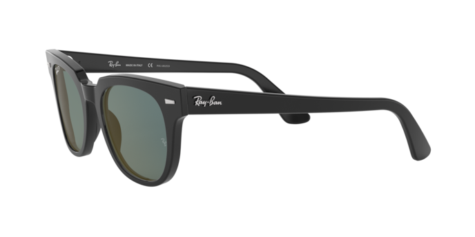 Ray-Ban RB2168 Square Sunglasses in Grey Polarized/Black, angle view