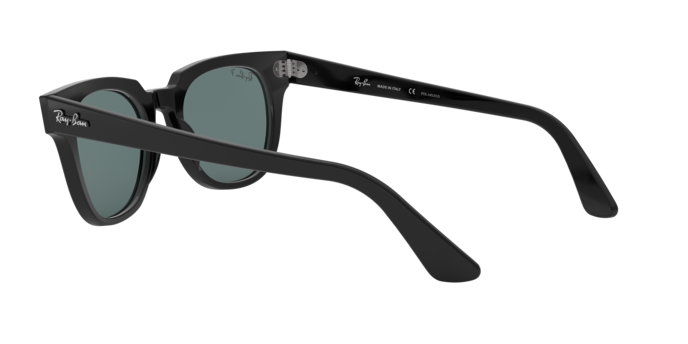 Ray-Ban RB2168 Square Sunglasses in Grey Polarized/Black, back view