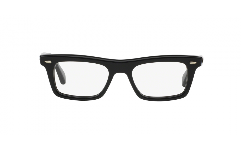 Ray-Ban RX5278 Wayfarer Eyeglasses in Black, angle view