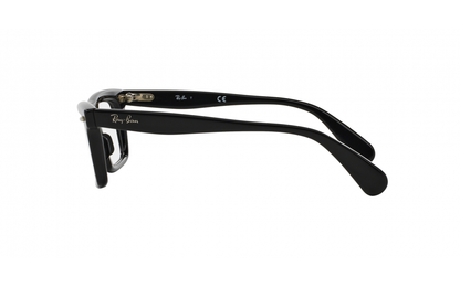 Ray-Ban RX5278 Wayfarer Eyeglasses in Black, detail view