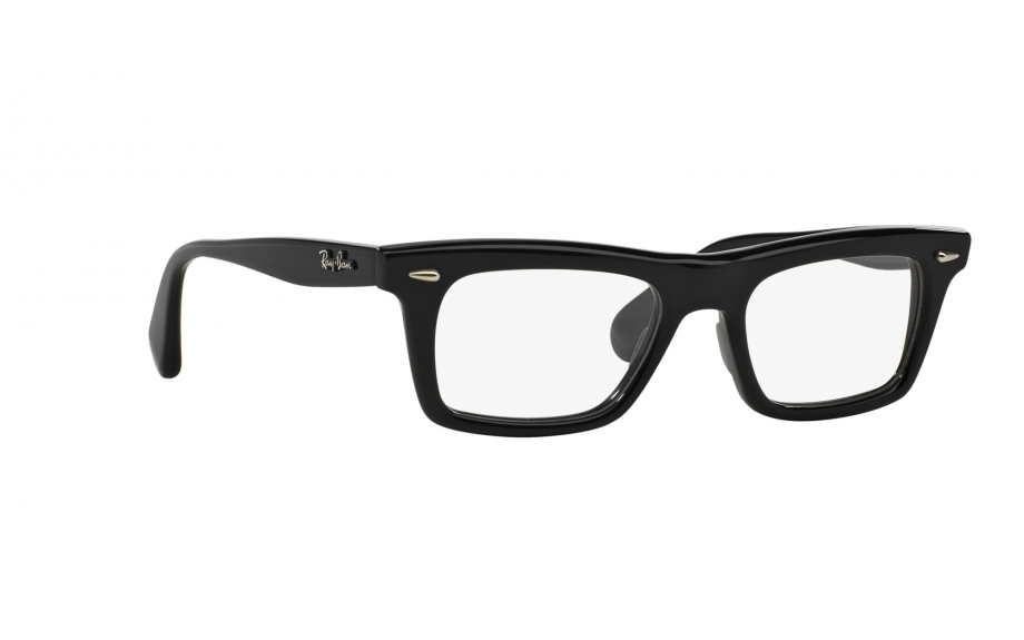 Ray-Ban RX5278 Wayfarer Eyeglasses in Black, front view