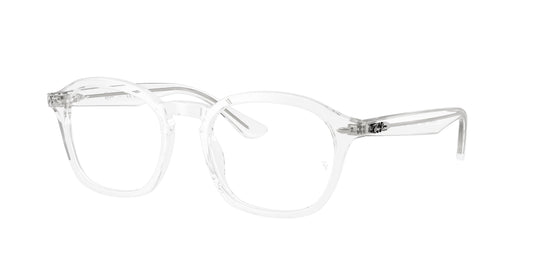 Ray-Ban RX5451 Square Eyeglasses in Clear / Transparent, front view