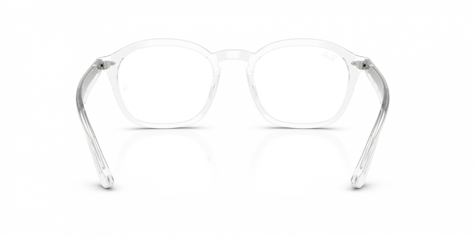 Ray-Ban RX5451 Square Eyeglasses in Clear / Transparent, angle view