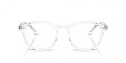 Ray-Ban RX5451 Square Eyeglasses in Clear / Transparent, detail view