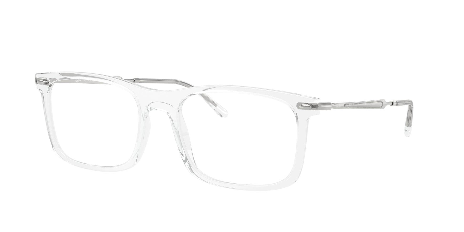 Ray-Ban RX7260 Square Eyeglasses in Transparent, front view