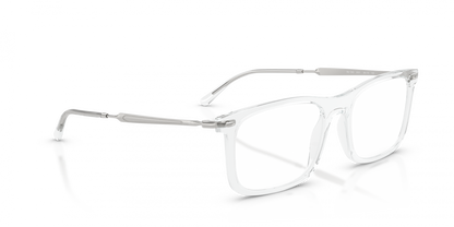 Ray-Ban RX7260 Square Eyeglasses in Transparent, side view