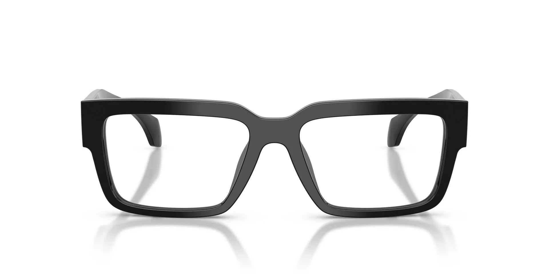 Versace VE3374U Square Eyeglasses in Black, front view