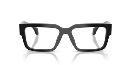 Versace VE3374U Square Eyeglasses in Black, front view