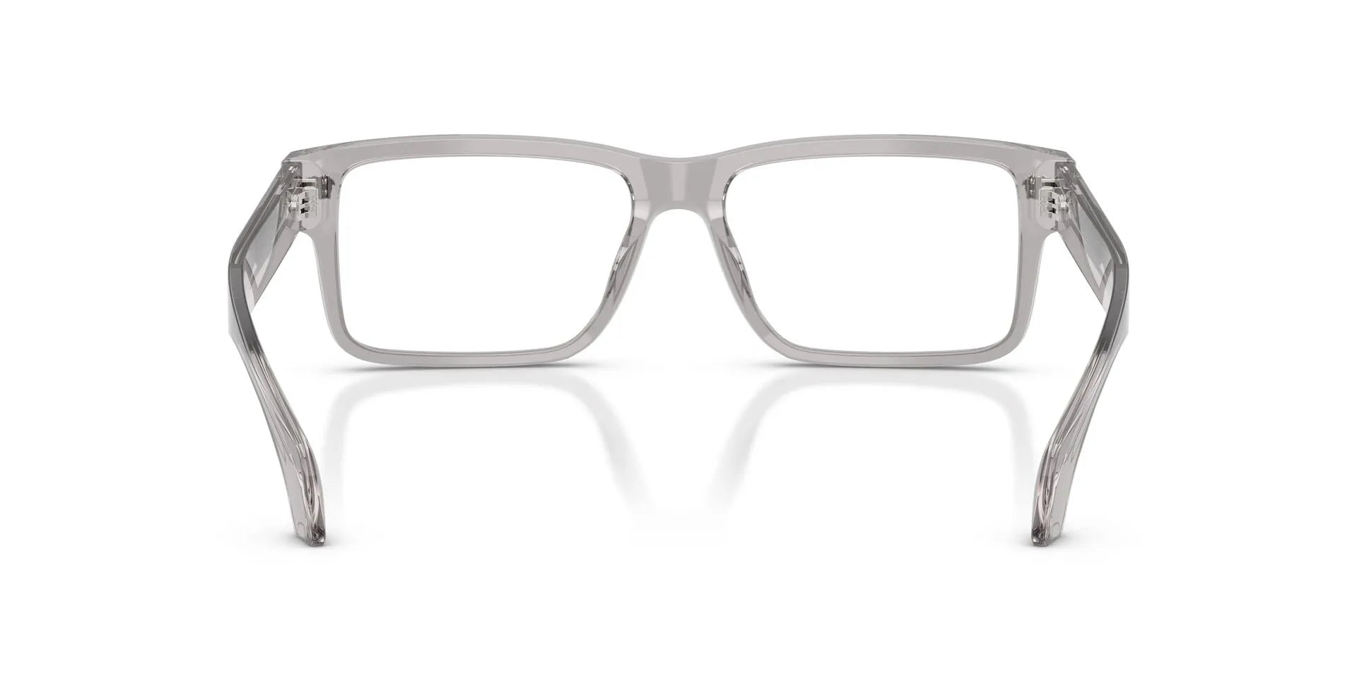 Versace VE3391U Rectangle Eyeglasses in Transparent Light Grey, back view