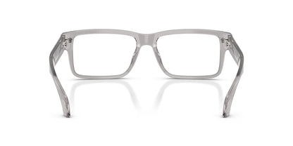 Versace VE3391U Rectangle Eyeglasses in Transparent Light Grey, back view