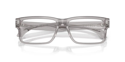 Versace VE3391U Rectangle Eyeglasses in Transparent Light Grey, detail view