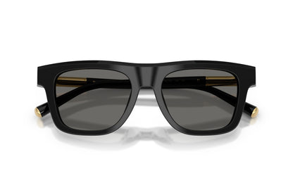 Dolce & Gabbana DG4521 Square Sunglasses in Grey Black, detail view
