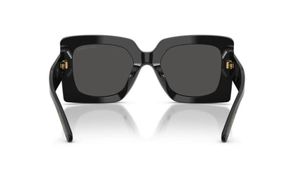 Dolce & Gabbana DG4525B Square Sunglasses in Dark Grey / Black, back view