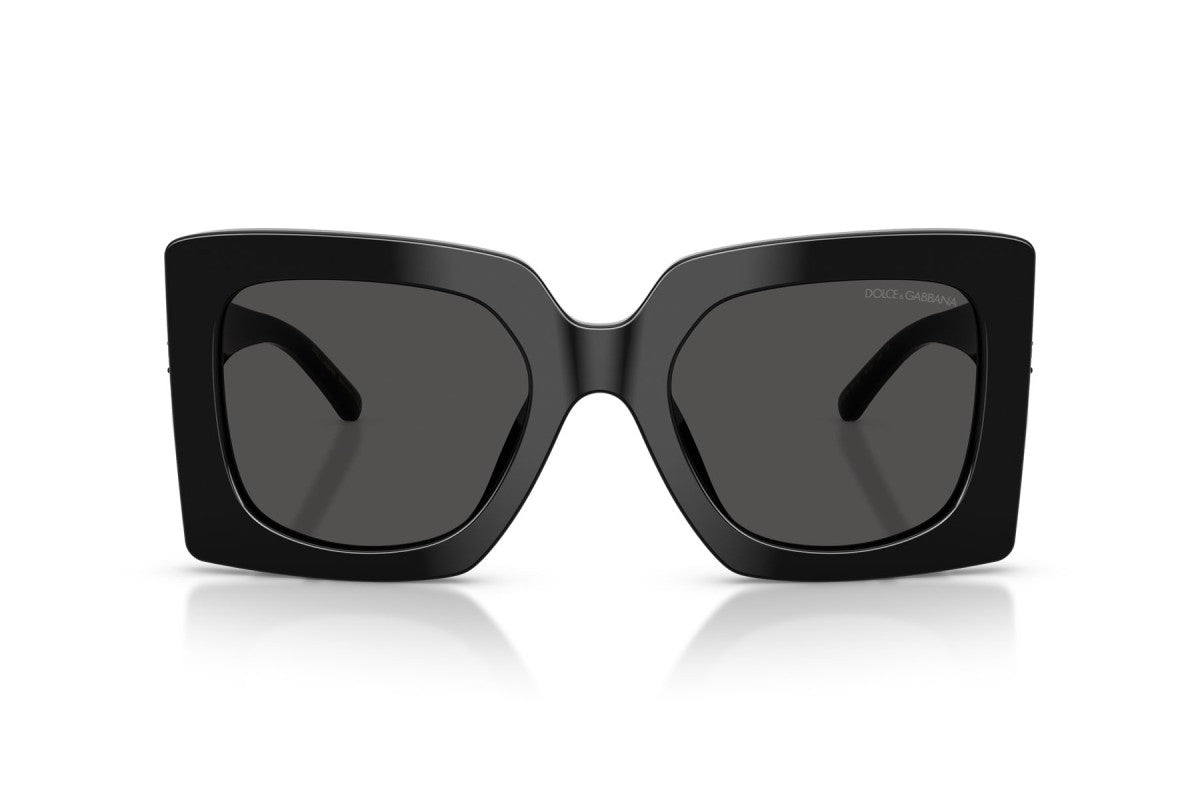 Dolce & Gabbana DG4525B Square Sunglasses in Dark Grey / Black, front view