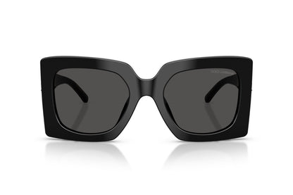 Dolce & Gabbana DG4525B Square Sunglasses in Dark Grey / Black, front view