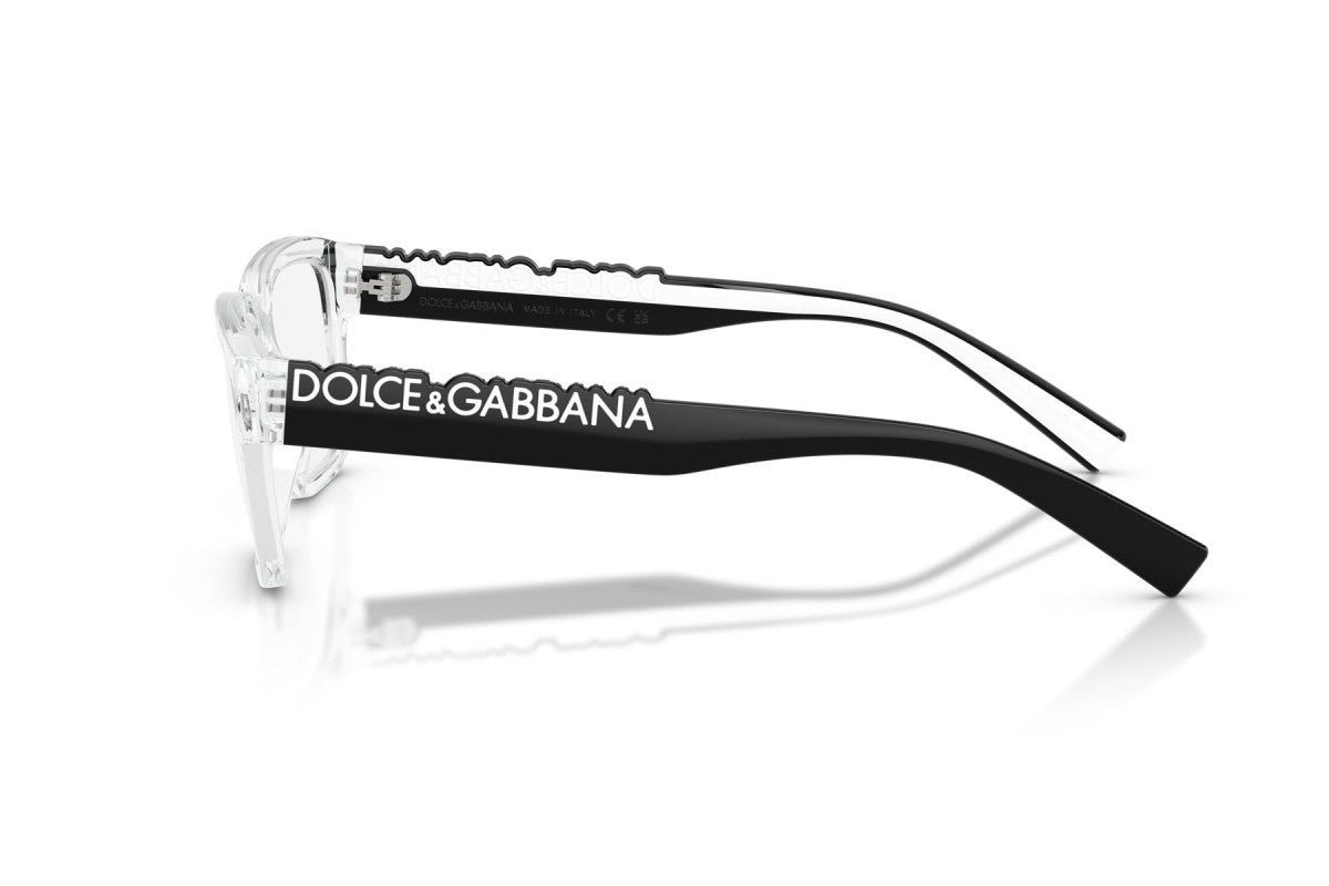 Dolce & Gabbana DG5112 Rectangle Eyeglasses in Clear, side view