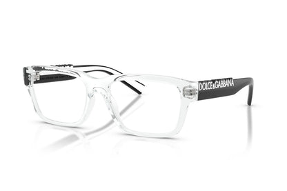 Dolce & Gabbana DG5112 Rectangle Eyeglasses in Clear, angle view