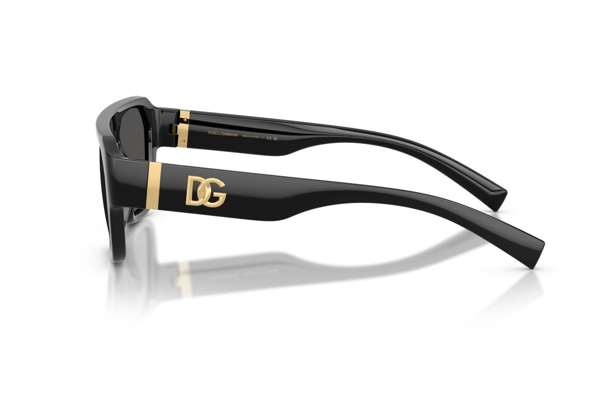 Dolce & Gabbana DG6206/S Square Sunglasses in Grey Black, side view