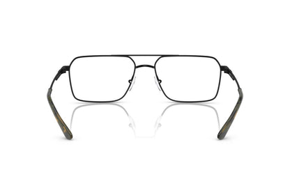 Emporio Armani EA1166 Square Eyeglasses in Matte Black, back view