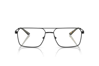 Emporio Armani EA1166 Square Eyeglasses in Matte Black, front view