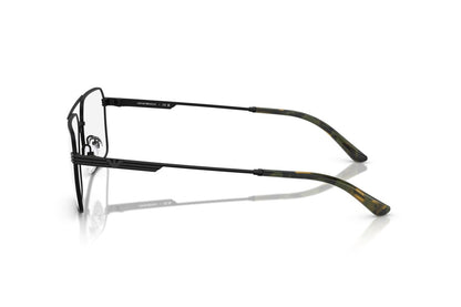 Emporio Armani EA1166 Square Eyeglasses in Matte Black, side view
