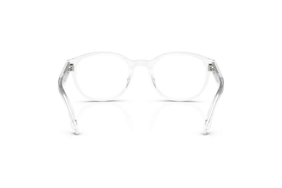Emporio Armani EK3012U Oval Eyeglasses in Crystal Clear, back view