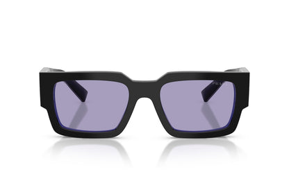 Prada PRB17S Rectangle Sunglasses in Violet / Black, front view