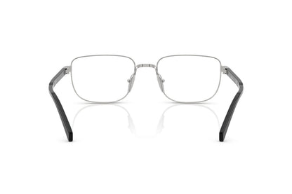 Prada PRB51V Rectangle Eyeglasses in Silver, back view