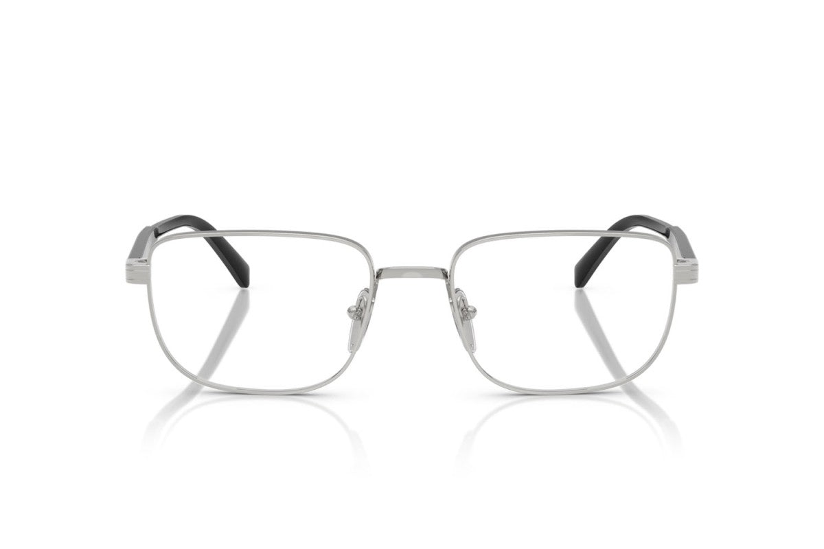 Prada PRB51V Rectangle Eyeglasses in Silver, front view