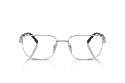 Prada PRB51V Rectangle Eyeglasses in Silver, front view