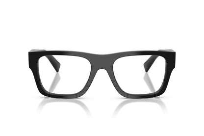 Prada PRC01V Square Eyeglasses in Black, front view