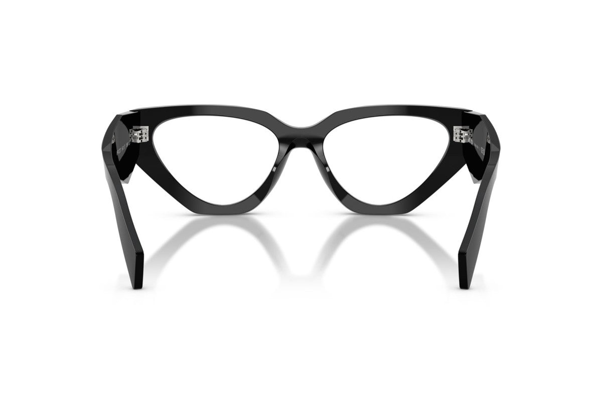 Prada PRC07V Cat Eye Eyeglasses in Black, back view