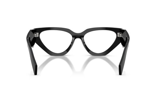 Prada PRC07V Cat Eye Eyeglasses in Black, back view