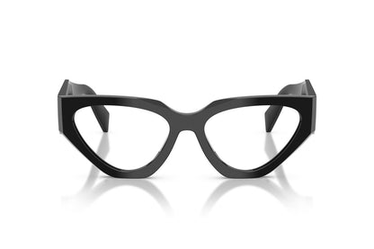 Prada PRC07V Cat Eye Eyeglasses in Black, front view