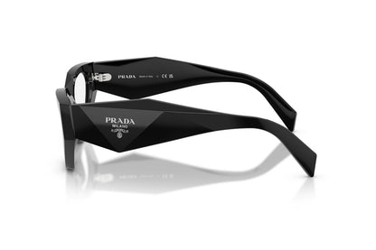 Prada PRC07V Cat Eye Eyeglasses in Black, side view