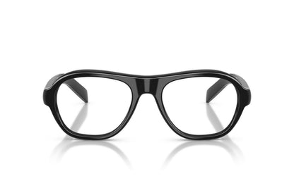 Prada PRC12V Square Eyeglasses in Black, front view