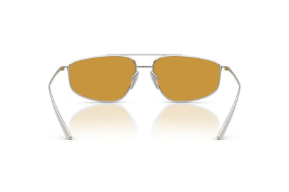 Prada PRC51S Square Sunglasses in Dark Honey / Silver, back view