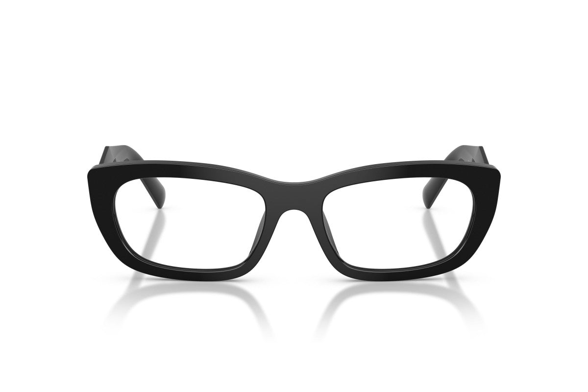 Prada PRD09V Cat Eye Eyeglasses in Black, front view