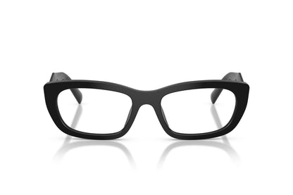 Prada PRD09V Cat Eye Eyeglasses in Black, front view