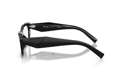 Prada PRD09V Cat Eye Eyeglasses in Black, side view