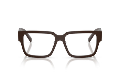 Prada PRD10VD Rectangle Eyeglasses in Cigar, front view