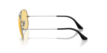 Ray-Ban RB3025 Aviator Sunglasses in Yellow/Gunmetal, side view