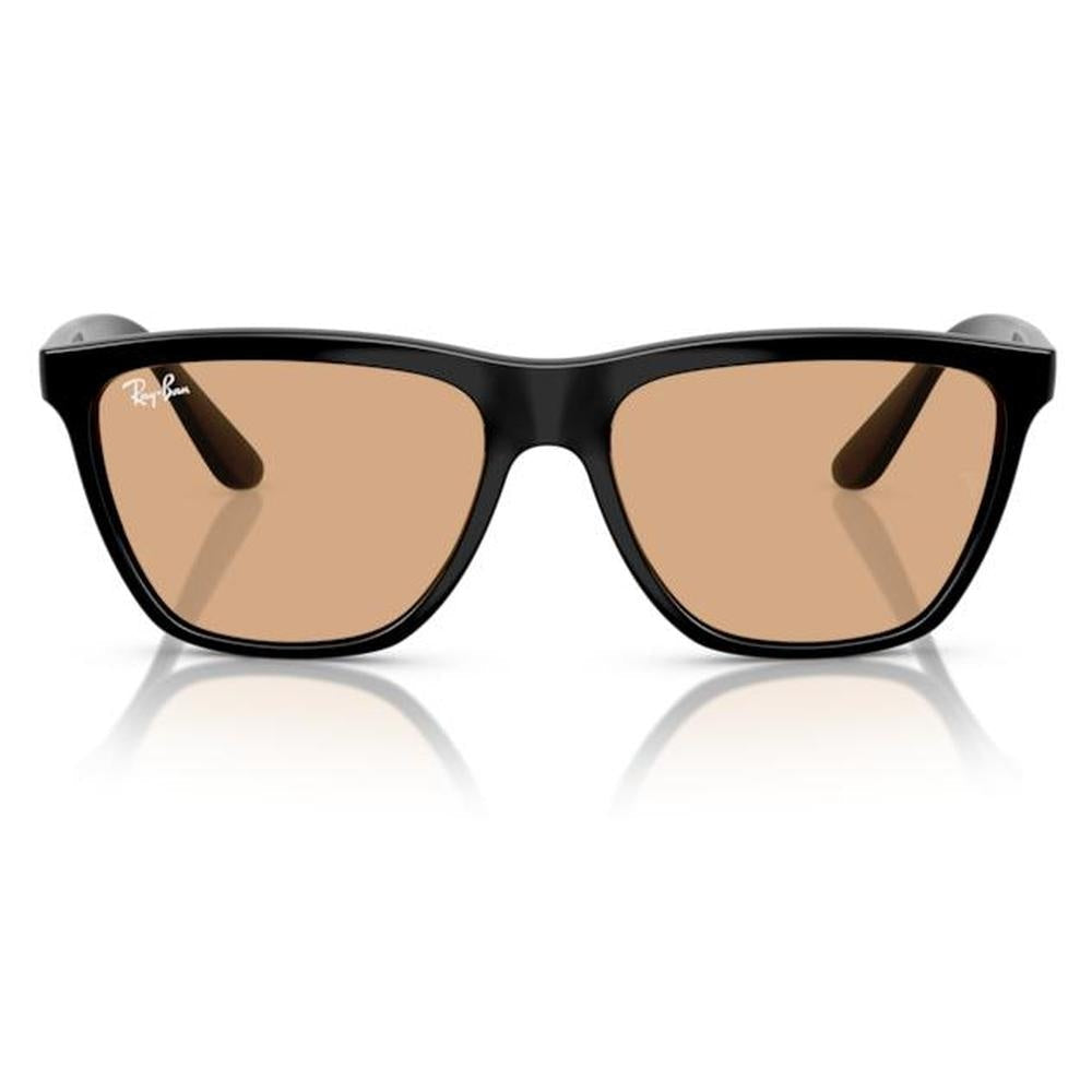 Ray-Ban RB4442I Square Sunglasses in Black / Brown, front view