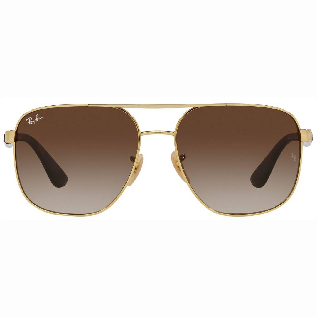 Ray-Ban RB3678I Sunglasses in Brown Gold, front view