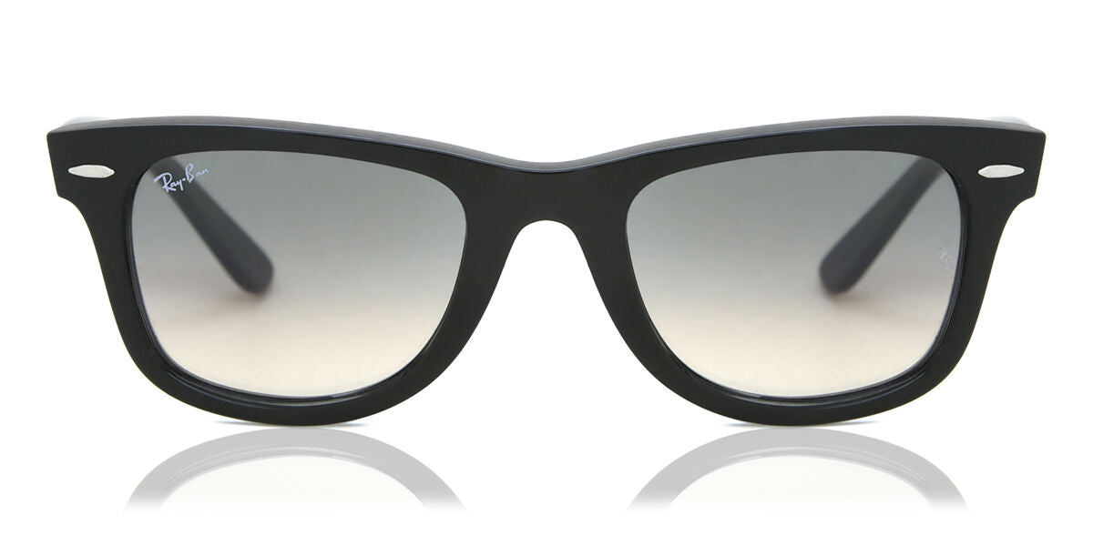 Ray-Ban RB2140 Wayfarer Sunglasses in Gradient Grey / Black, front view