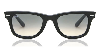 Ray-Ban RB2140 Wayfarer Sunglasses in Gradient Grey / Black, front view