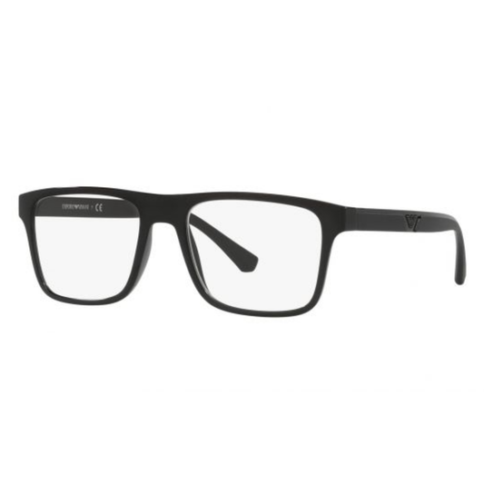 Emporio Armani EA4115 Square Eyeglasses in Black, front view