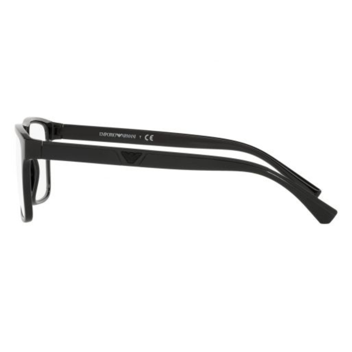 Emporio Armani EA4115 Square Eyeglasses in Black, angle view