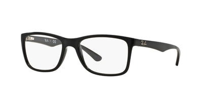 Ray-Ban RX7027I Square Eyeglasses in Black, front view